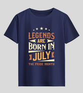 Born in July Unisex Half Sleeve T-Shirt